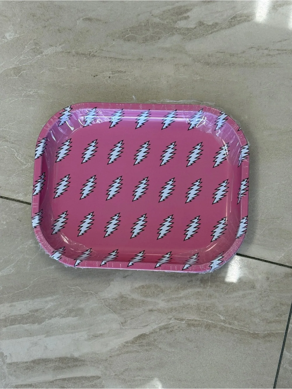 Blazy Susan x Grateful Dead Tray - Pink Bolts